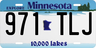 MN license plate 971TLJ