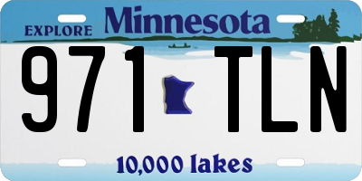 MN license plate 971TLN