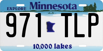 MN license plate 971TLP