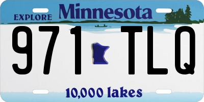 MN license plate 971TLQ