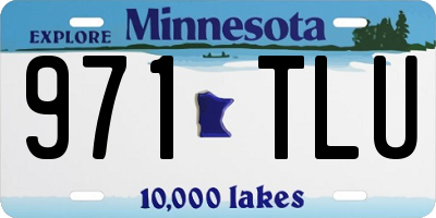 MN license plate 971TLU