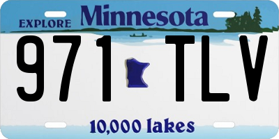 MN license plate 971TLV