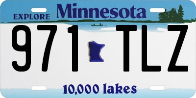 MN license plate 971TLZ