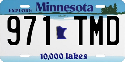 MN license plate 971TMD