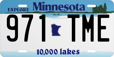 MN license plate 971TME