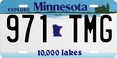 MN license plate 971TMG