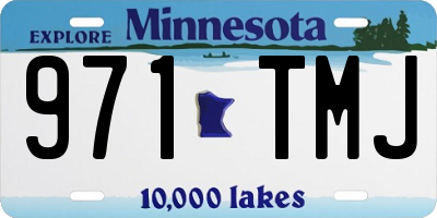 MN license plate 971TMJ