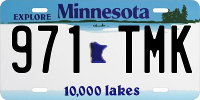 MN license plate 971TMK