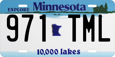 MN license plate 971TML