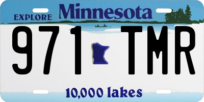 MN license plate 971TMR