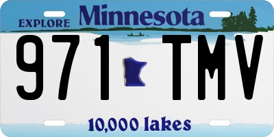 MN license plate 971TMV