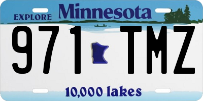 MN license plate 971TMZ