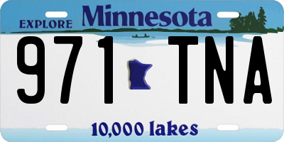 MN license plate 971TNA