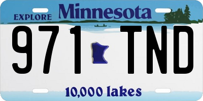 MN license plate 971TND
