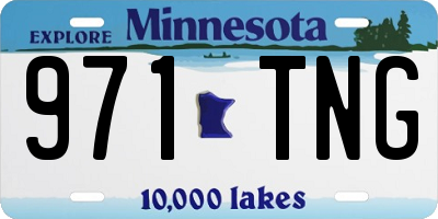 MN license plate 971TNG