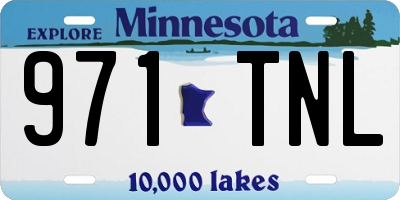MN license plate 971TNL