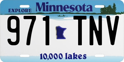 MN license plate 971TNV