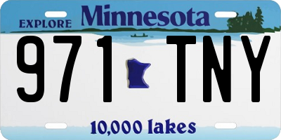 MN license plate 971TNY