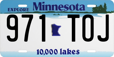 MN license plate 971TOJ