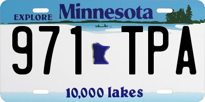 MN license plate 971TPA