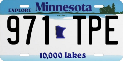 MN license plate 971TPE