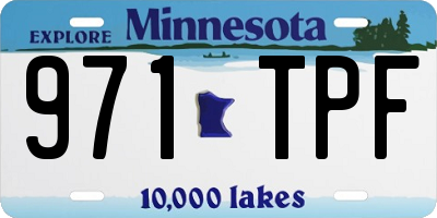 MN license plate 971TPF
