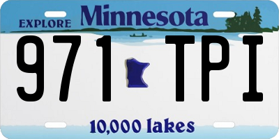 MN license plate 971TPI