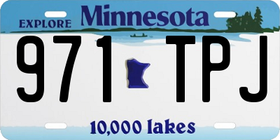 MN license plate 971TPJ