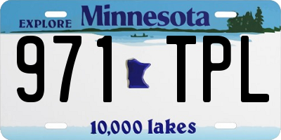 MN license plate 971TPL