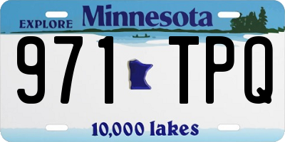 MN license plate 971TPQ