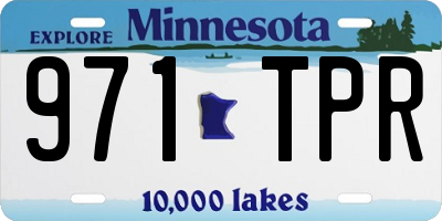 MN license plate 971TPR