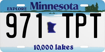 MN license plate 971TPT