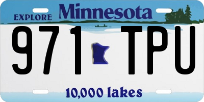 MN license plate 971TPU