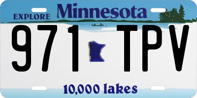 MN license plate 971TPV