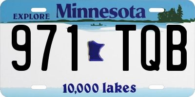 MN license plate 971TQB