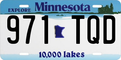 MN license plate 971TQD