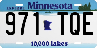 MN license plate 971TQE