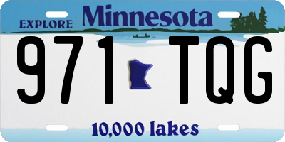 MN license plate 971TQG