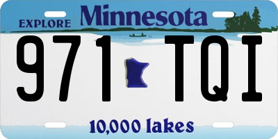 MN license plate 971TQI