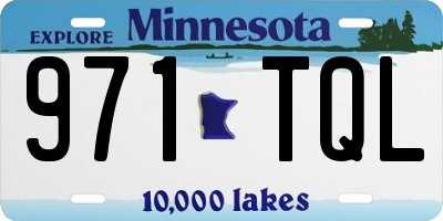 MN license plate 971TQL