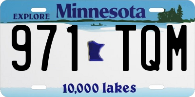 MN license plate 971TQM