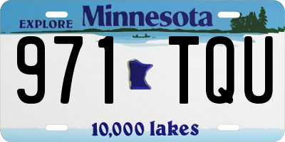MN license plate 971TQU