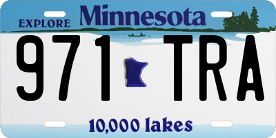MN license plate 971TRA