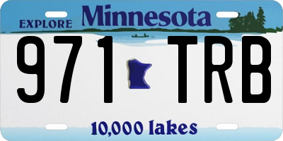 MN license plate 971TRB