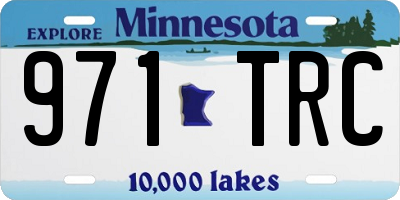 MN license plate 971TRC