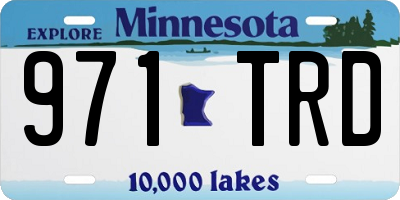 MN license plate 971TRD