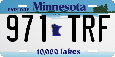 MN license plate 971TRF