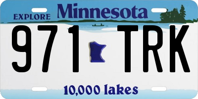 MN license plate 971TRK