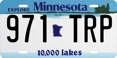 MN license plate 971TRP