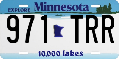 MN license plate 971TRR
